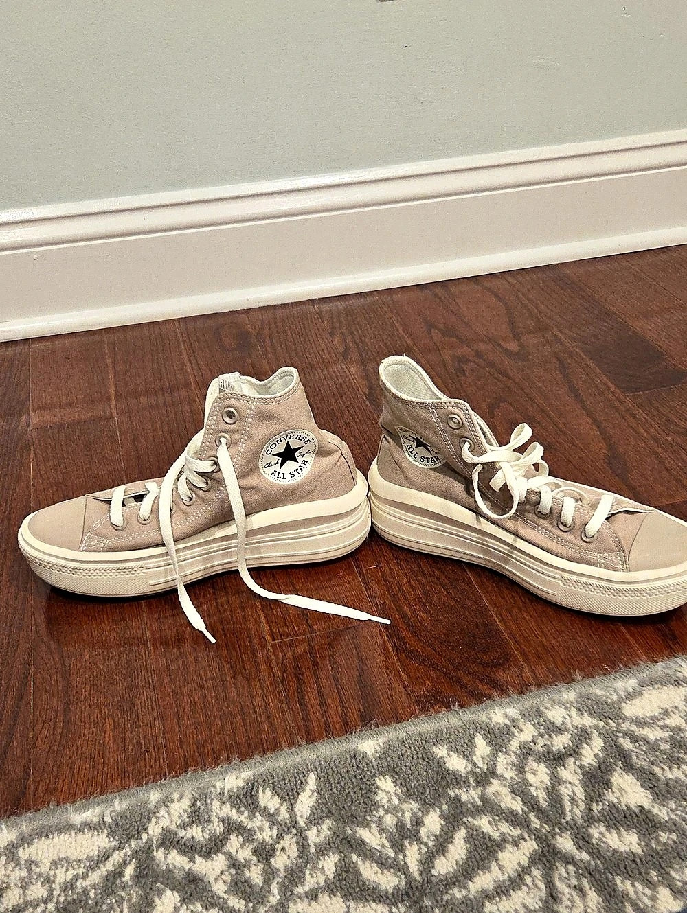 Converse Chuck Taylor All Star High Top Sneakers in Beige
